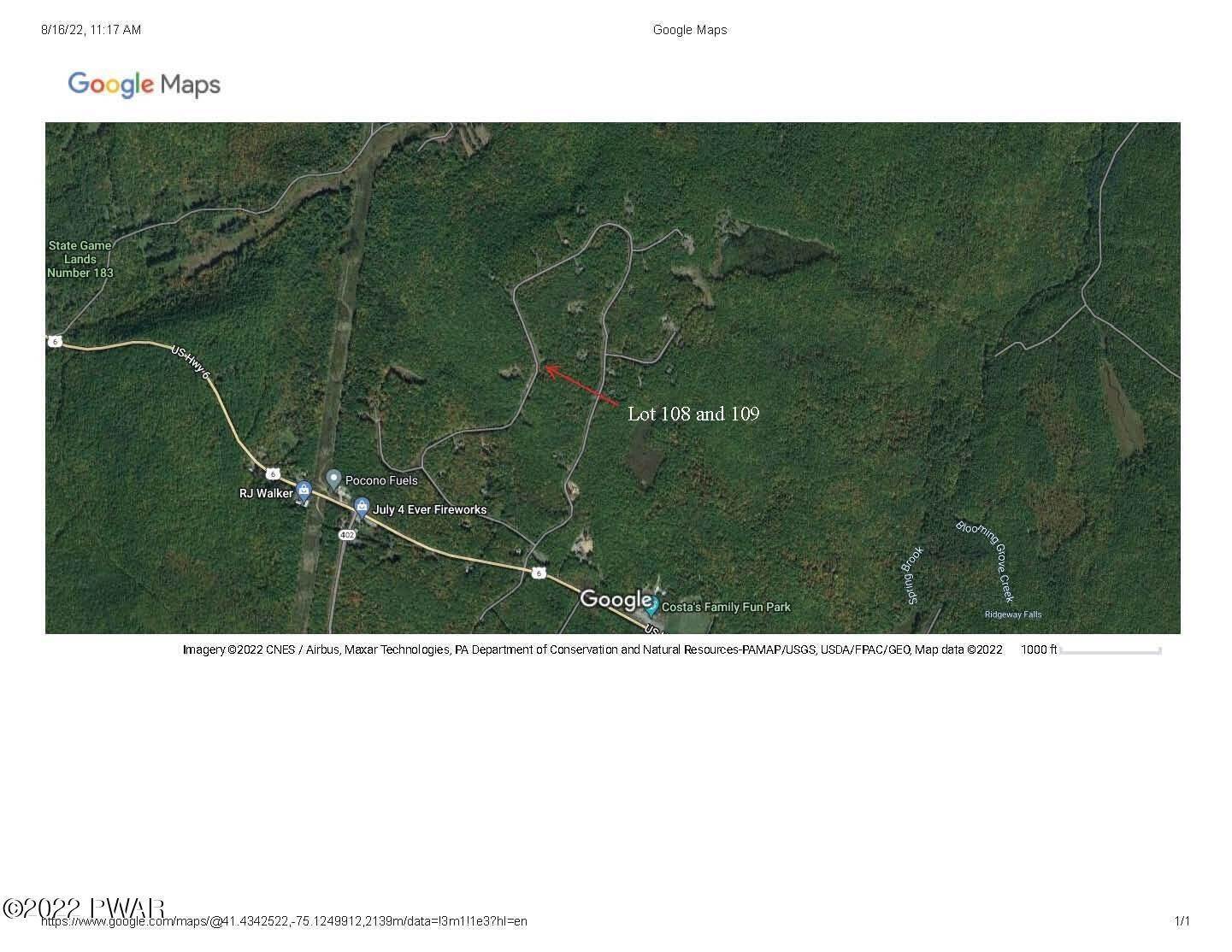 3. Land for Sale at 109 Blue Heron Way Hawley, Pennsylvania 18428 United States