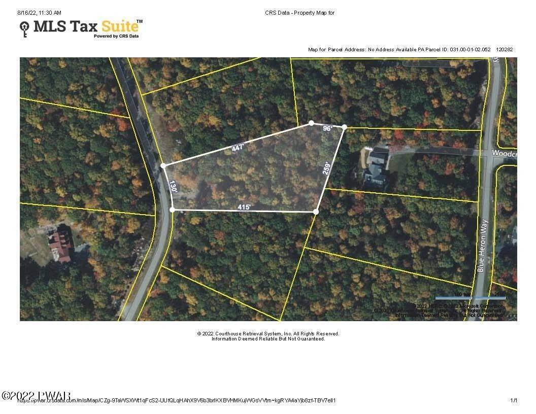 6. Land for Sale at 108 Blue Heron Way Hawley, Pennsylvania 18428 United States